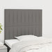 King Single Size Headboards 2 Pcs Dark Grey 100x5x78/88 Cm