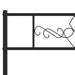 King Single Size Metal Bed Frame with Headboard Black