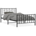 King Single Size Metal Bed Frame with Headboard