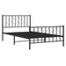 King Single Size Metal Bed Frame with Headboard