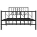 King Single Size Metal Bed Frame with Headboard