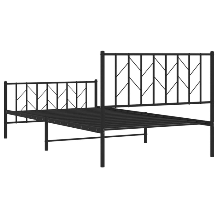 King Single Size Metal Bed Frame with Headboard