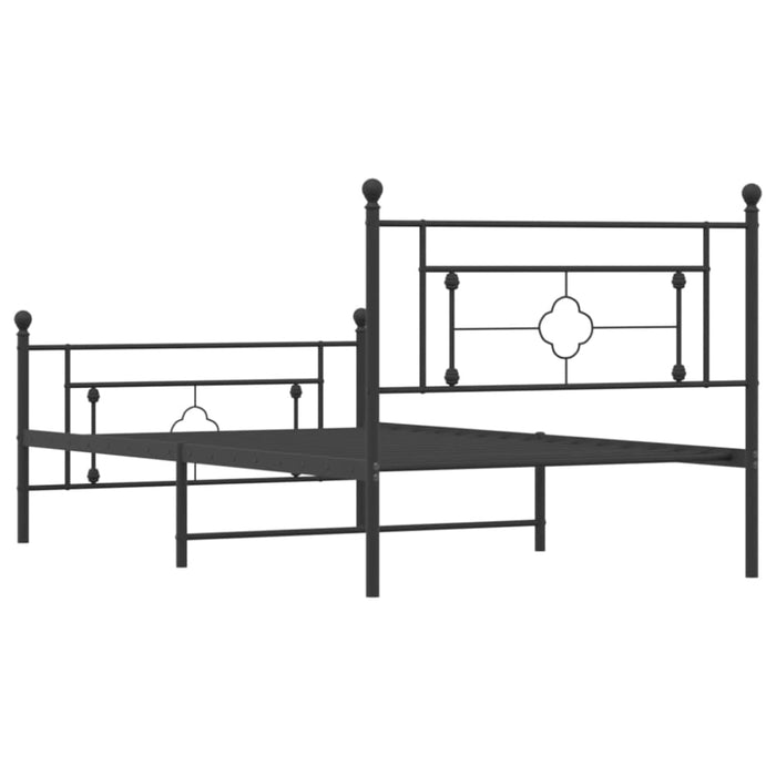 King Single Size Metal Bed Frame with Headboard
