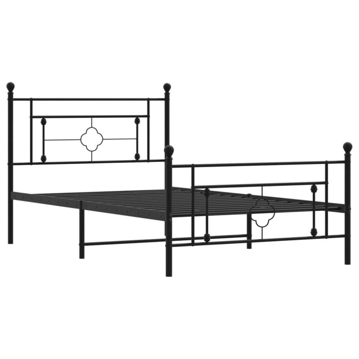 King Single Size Metal Bed Frame with Headboard