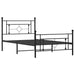 King Single Size Metal Bed Frame with Headboard