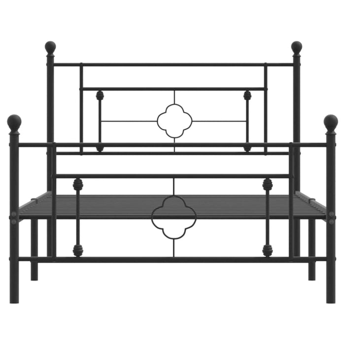 King Single Size Metal Bed Frame with Headboard
