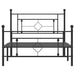 King Single Size Metal Bed Frame with Headboard