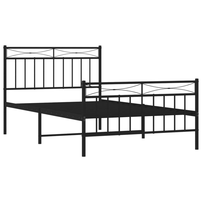 King Single Size Metal Bed Frame With Headboard