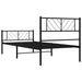 King Single Size Metal Bed Frame with Headboard