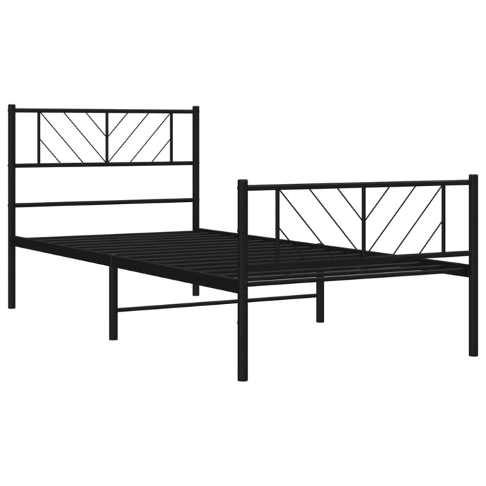 King Single Size Metal Bed Frame with Headboard