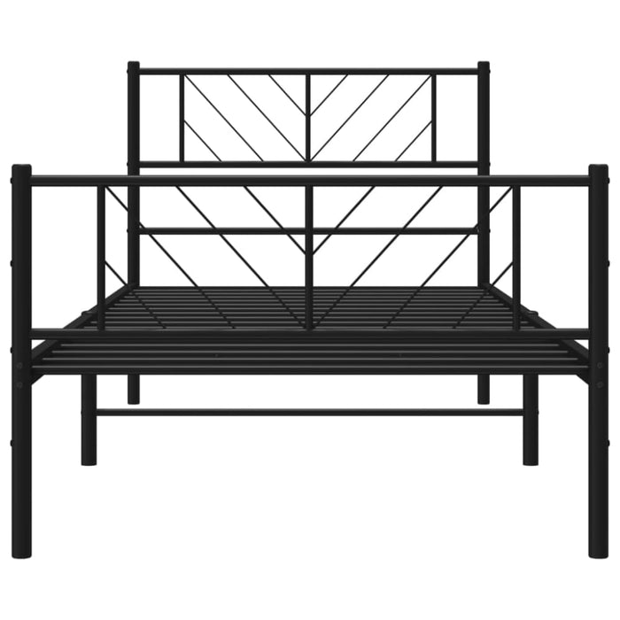 King Single Size Metal Bed Frame with Headboard