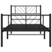 King Single Size Metal Bed Frame with Headboard