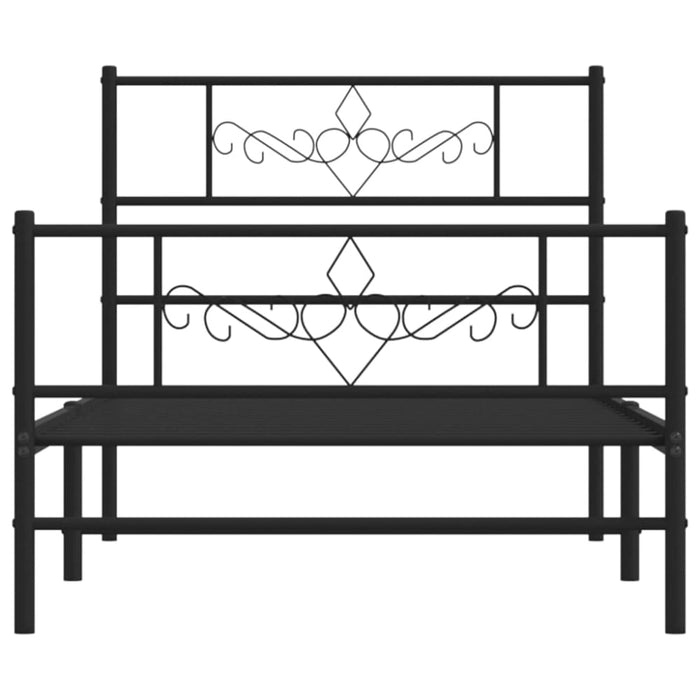 King Single Size Metal Bed Frame with Headboard