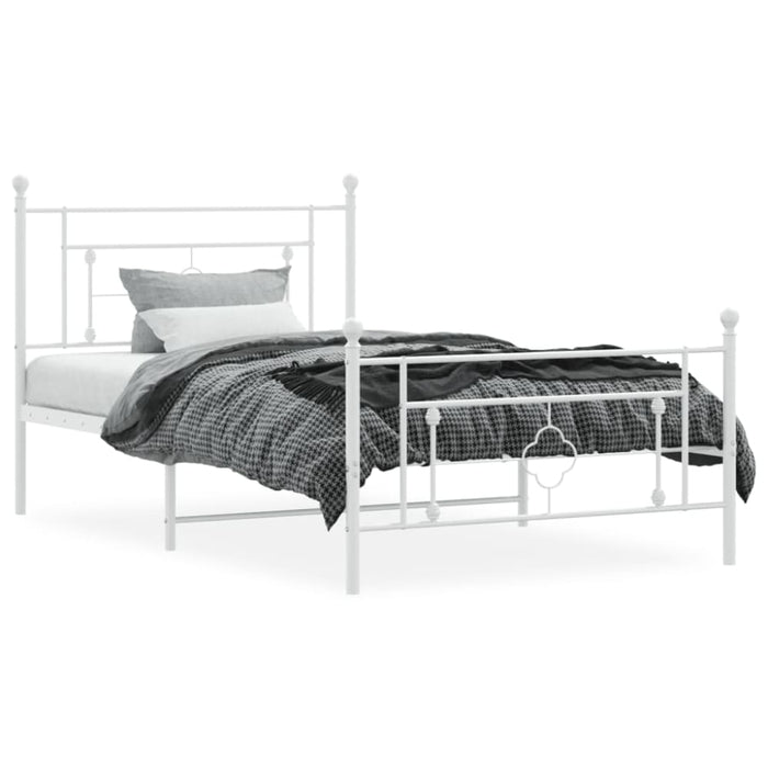 King Single Size Metal Bed Frame with Headboard