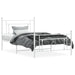 King Single Size Metal Bed Frame with Headboard