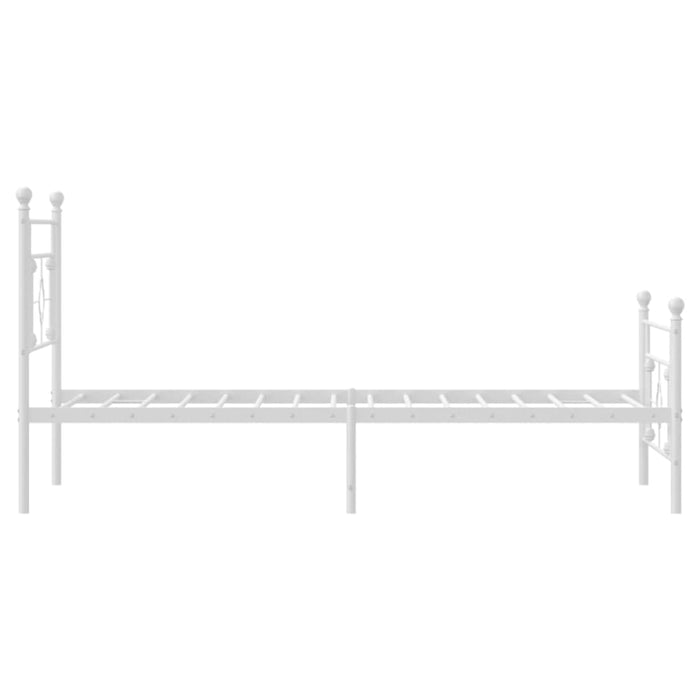 King Single Size Metal Bed Frame with Headboard