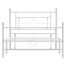 King Single Size Metal Bed Frame with Headboard