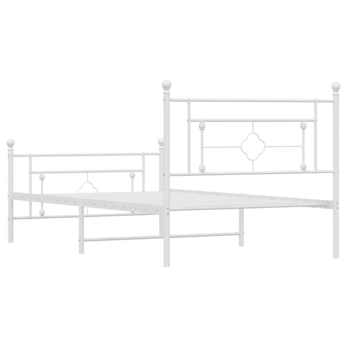 King Single Size Metal Bed Frame with Headboard