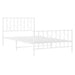 King Single Size Metal Bed Frame with Headboard