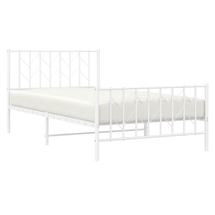 King Single Size Metal Bed Frame with Headboard