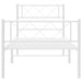 King Single Size Metal Bed Frame with Headboard