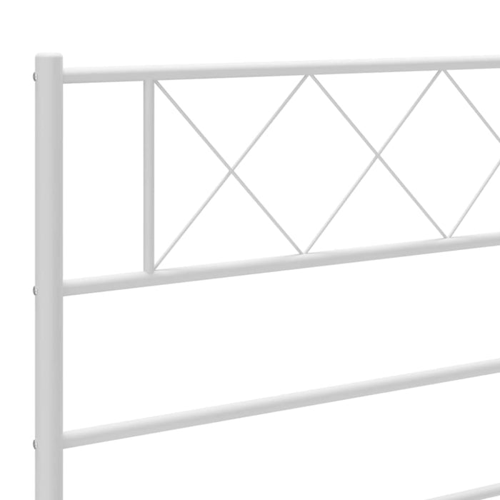 King Single Size Metal Bed Frame with Headboard