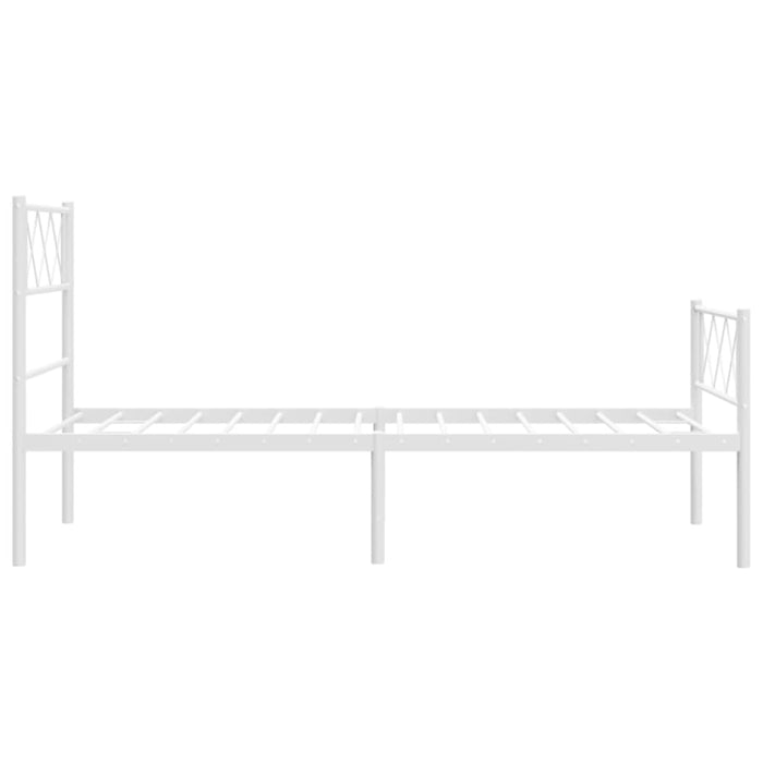 King Single Size Metal Bed Frame with Headboard