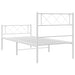 King Single Size Metal Bed Frame with Headboard