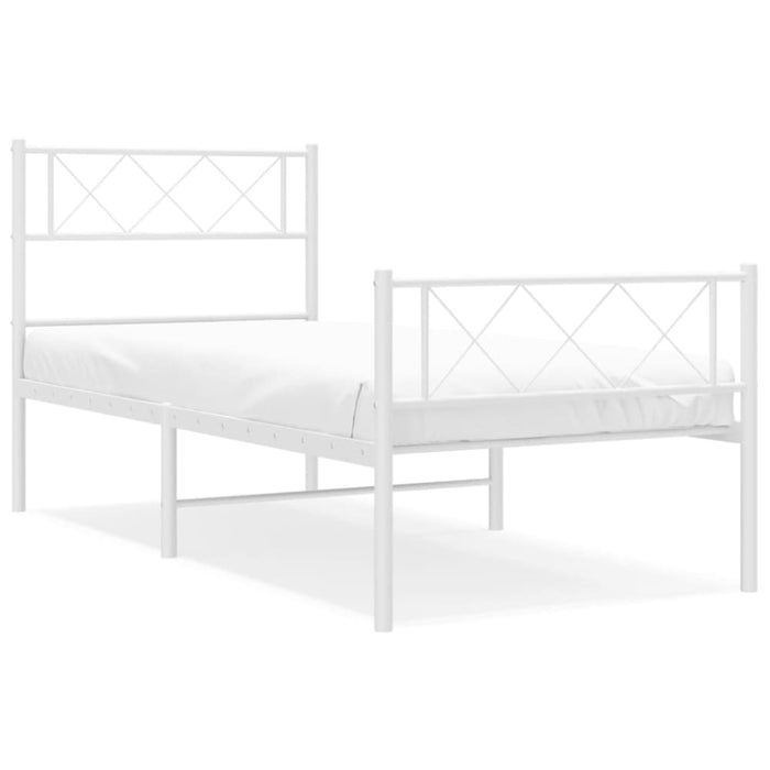 King Single Size Metal Bed Frame with Headboard
