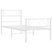 King Single Size Metal Bed Frame with Headboard