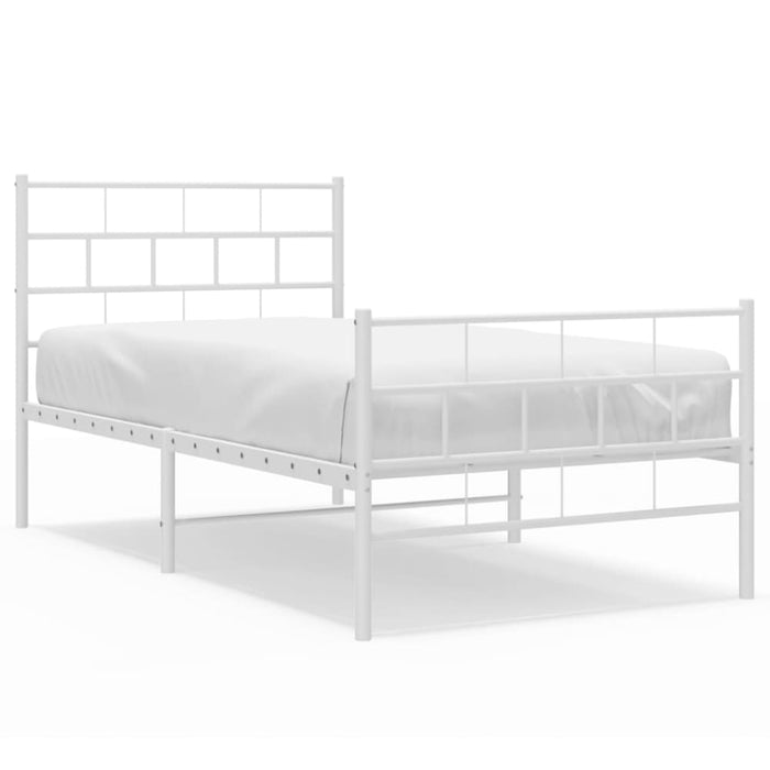 King Single Size Metal Bed Frame with Headboard