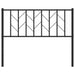 King Single Size Metal Headboard Black 107 Cm Tiaali