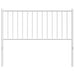 King Single Size Metal Headboard White 107 Cm Tpbklo