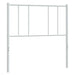 King Single Size Metal Headboard White 107 Cm Tpxppk