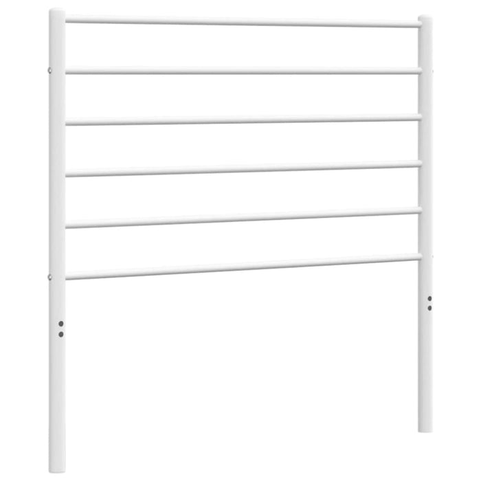 King Single Size Metal Headboard White 107 Cm Tpxtkn