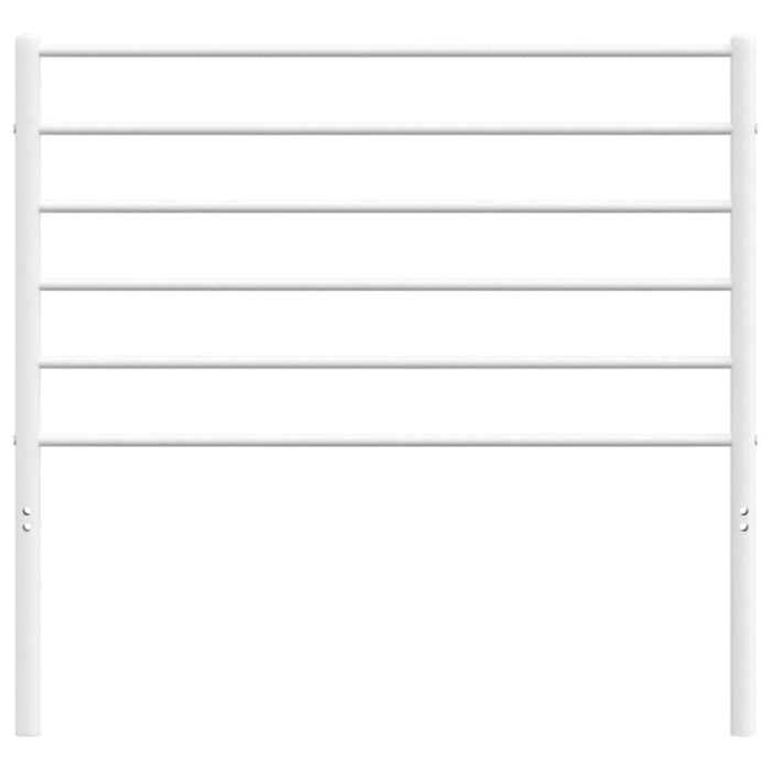 King Single Size Metal Headboard White 107 Cm Tpxtkn