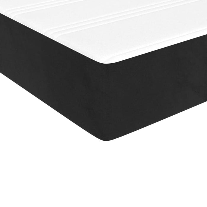King Single Size Pocket Spring Bed Mattress Black