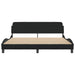 King Size Bed Frame With Headboard Black 183x203 Cm Fabric