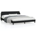 King Size Bed Frame With Headboard Black 183x203 Cm Fabric