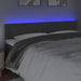 King Size Led Headboard Dark Grey 200x5x78/88 Cm Velvet