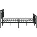 King Size Metal Bed Frame with Headboard and Footboard