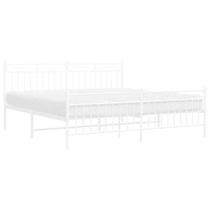 King Size Metal Bed Frame with Headboard