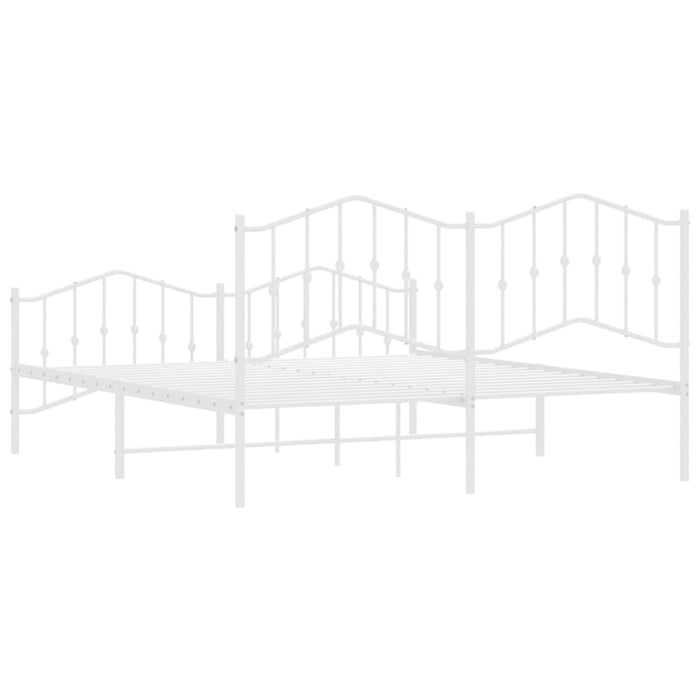 King Size Metal Bed Frame with Headboard