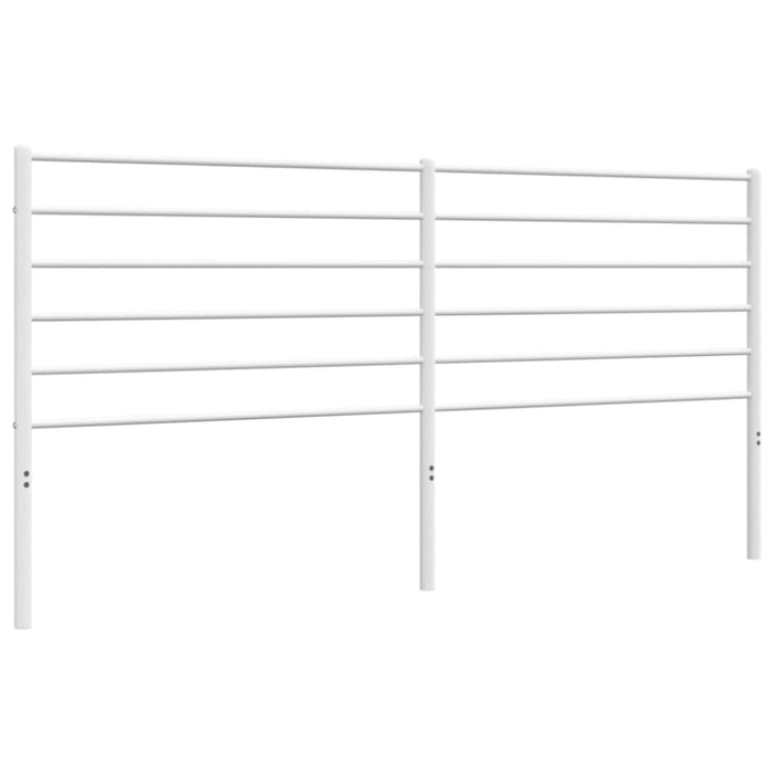 King Size Metal Headboard White 183 Cm Tpxaba