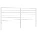 King Size Metal Headboard White 183 Cm Tpxaba