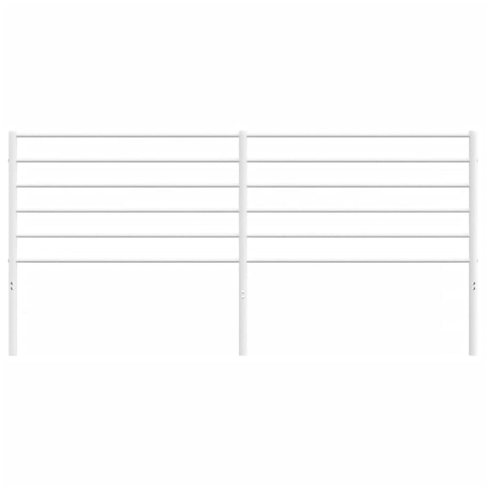 King Size Metal Headboard White 183 Cm Tpxaba