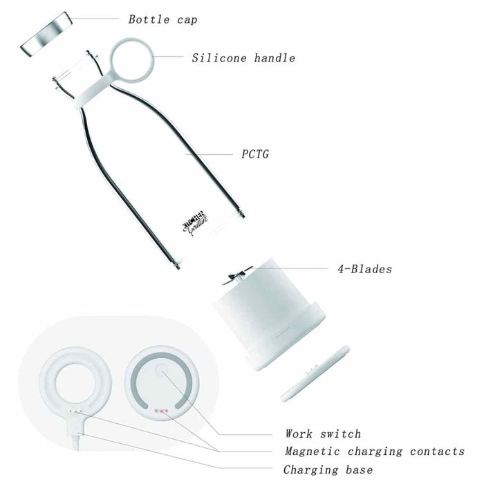 Kitchen Couture Fusion Portable Blender Electric Hand Held