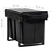 Kitchen Cupboard Pull - out Recycled Dustbin Soft - close