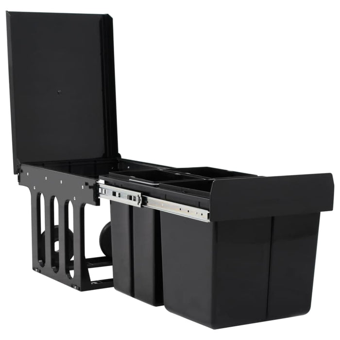 Kitchen Cupboard Pull-out Recycled Dustbin Soft-close 48 l