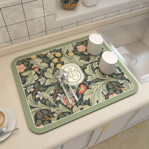 Kitchen Drain Pad Heat Oilproof Mat For Tableware